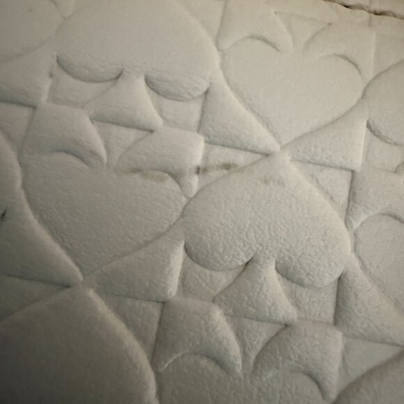 Kate Spade Penn Place Embossed Neda Leather Zip Around Wallet Cream Money Holder - Picture 11 of 13